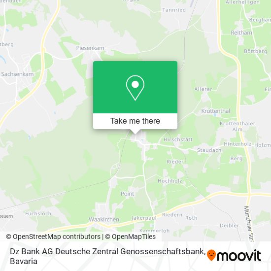 Dz Bank AG Deutsche Zentral Genossenschaftsbank map