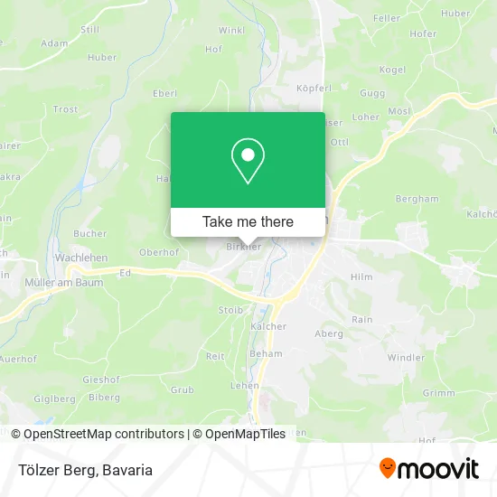 Карта Tölzer Berg