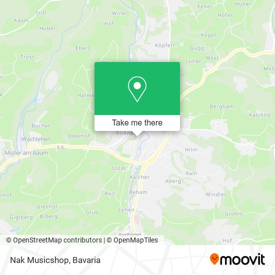 Карта Nak Musicshop