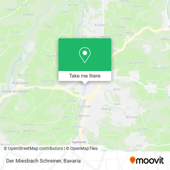 Карта Der Miesbach Schreiner