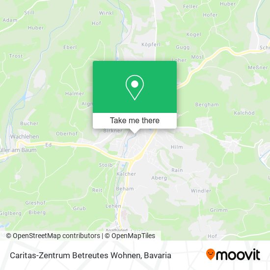 Caritas-Zentrum Betreutes Wohnen map