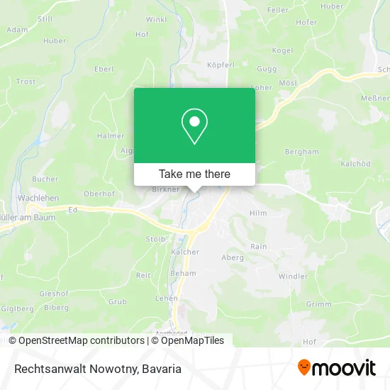 Карта Rechtsanwalt Nowotny