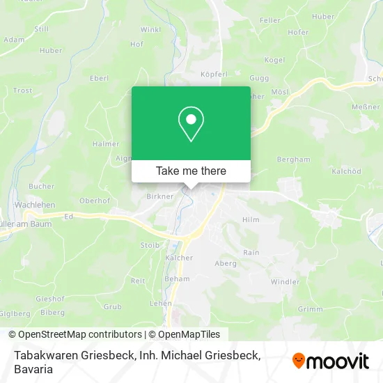 Карта Tabakwaren Griesbeck, Inh. Michael Griesbeck