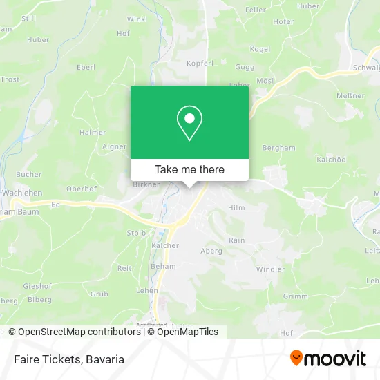 Карта Faire Tickets