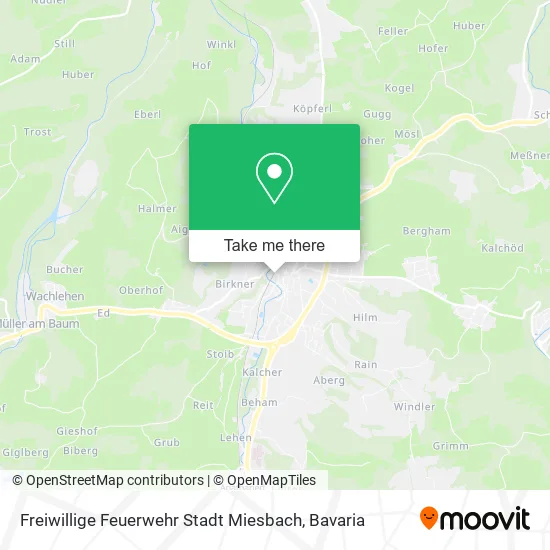 Карта Freiwillige Feuerwehr Stadt Miesbach