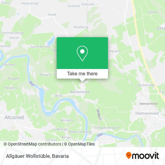 Allgäuer Wollstüble map