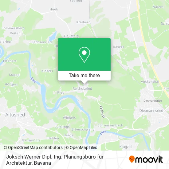 Карта Joksch Werner Dipl.-Ing. Planungsbüro für Architektur