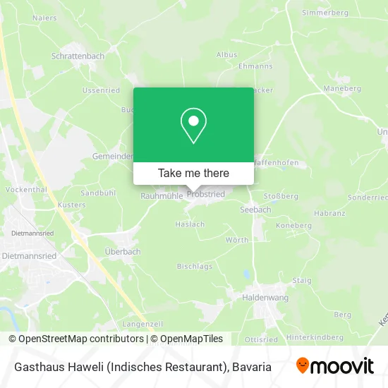 Карта Gasthaus Haweli (Indisches Restaurant)