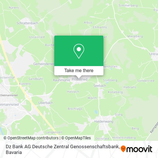Dz Bank AG Deutsche Zentral Genossenschaftsbank map