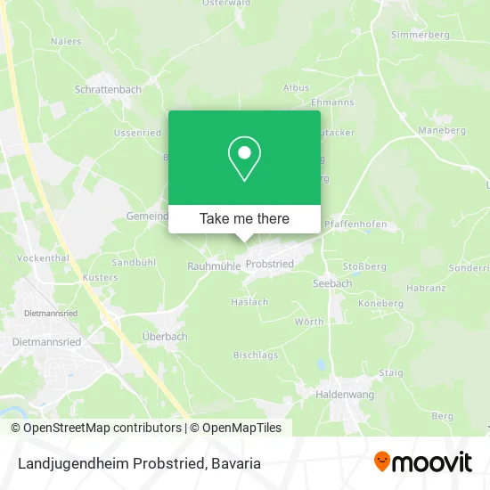 Карта Landjugendheim Probstried
