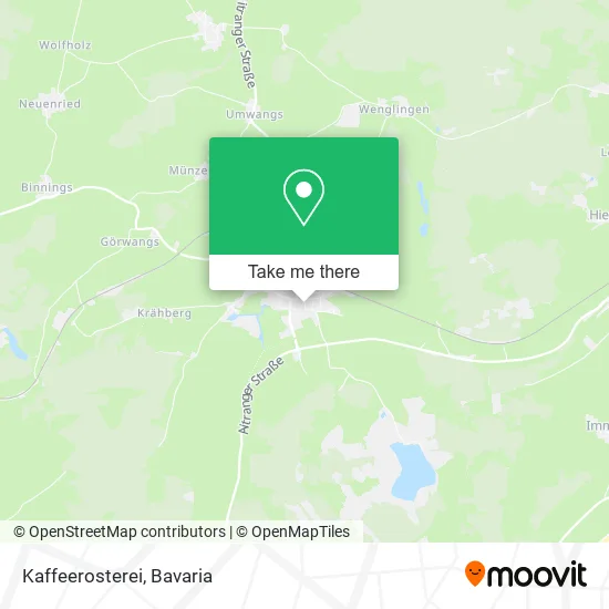 Карта Kaffeerosterei