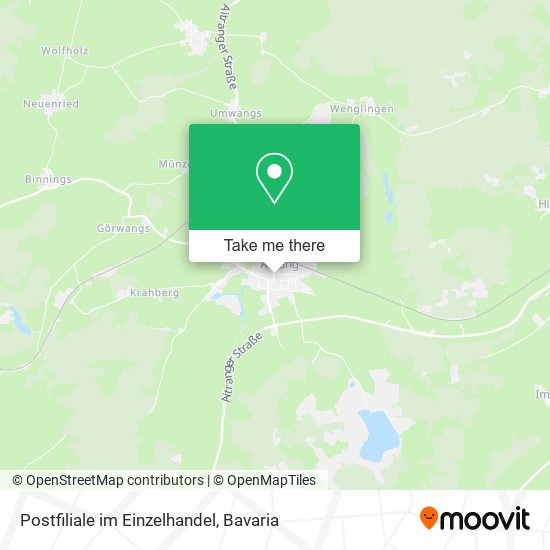 Postfiliale im Einzelhandel map