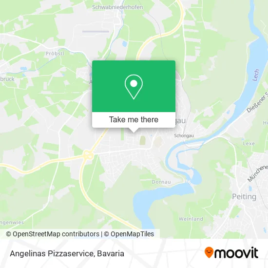 Карта Angelinas Pizzaservice