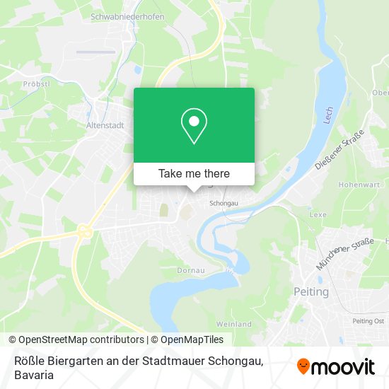 Rößle Biergarten an der Stadtmauer Schongau map