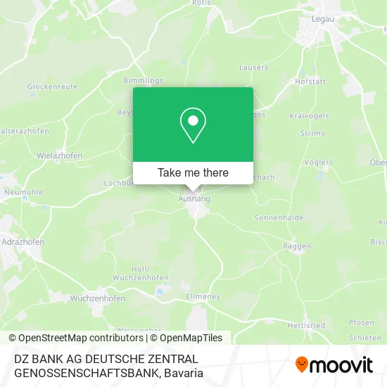 Карта DZ BANK AG DEUTSCHE ZENTRAL GENOSSENSCHAFTSBANK