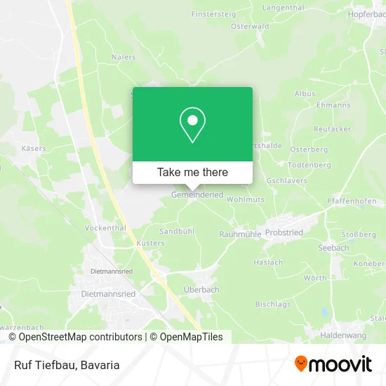 Карта Ruf Tiefbau