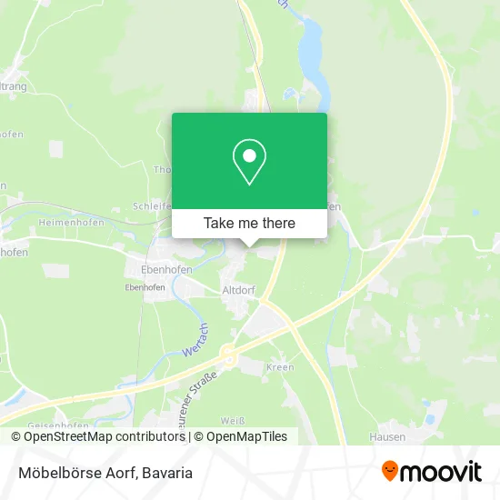 Карта Möbelbörse Aorf