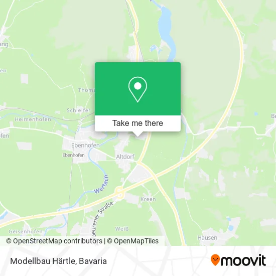Карта Modellbau Härtle