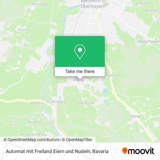 Карта Automat mit Freiland Eiern und Nudeln