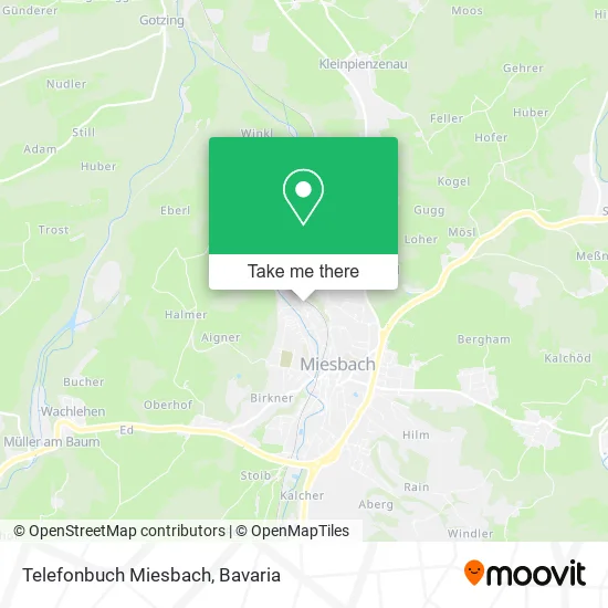 Карта Telefonbuch Miesbach