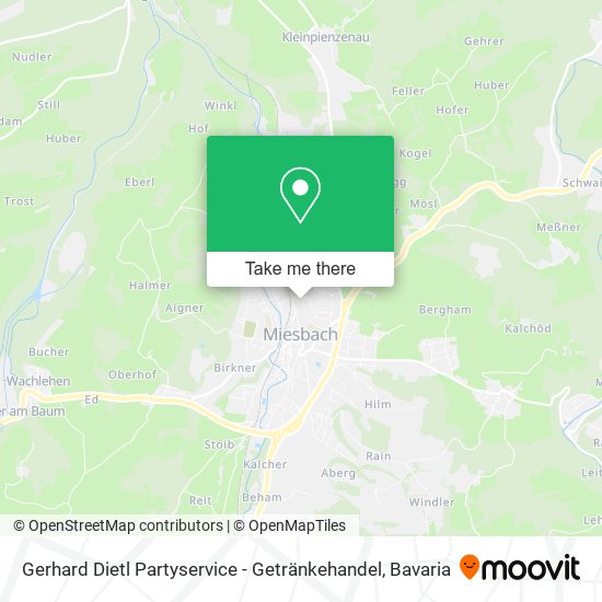 Gerhard Dietl Partyservice - Getränkehandel map