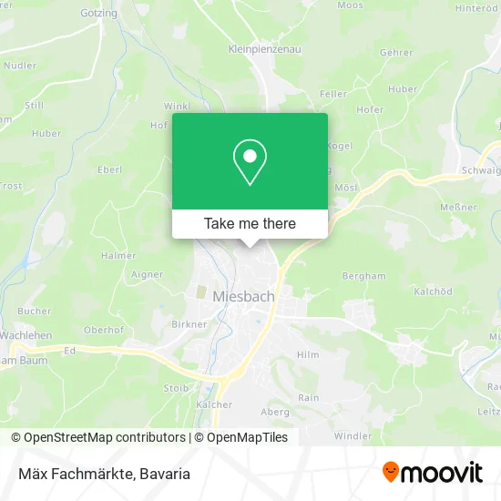 Карта Mäx Fachmärkte