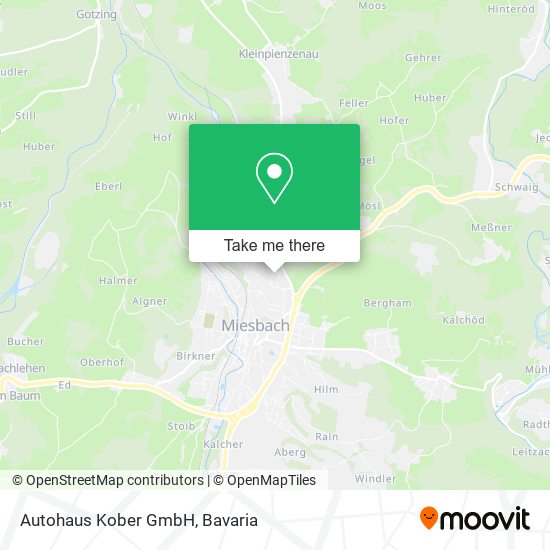 Autohaus Kober GmbH map