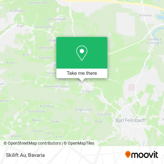 Карта Skilift Au