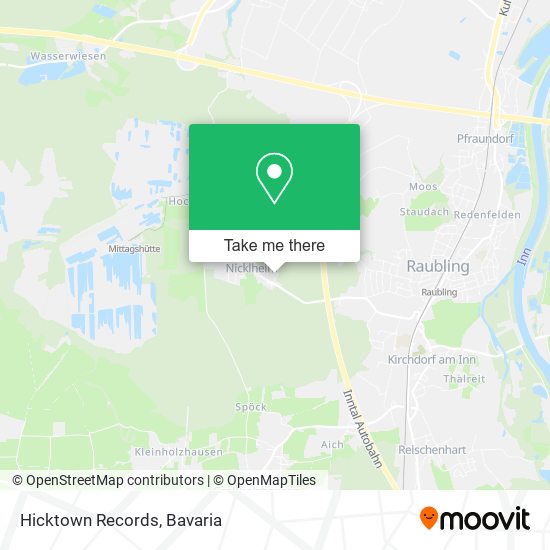 Hicktown Records map