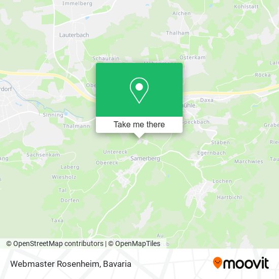 Карта Webmaster Rosenheim