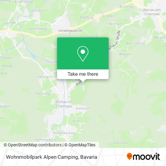 Карта Wohnmobilpark Alpen Camping