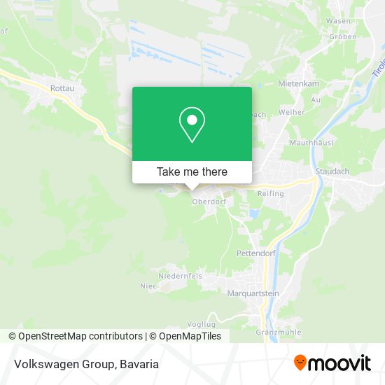 Volkswagen Group map