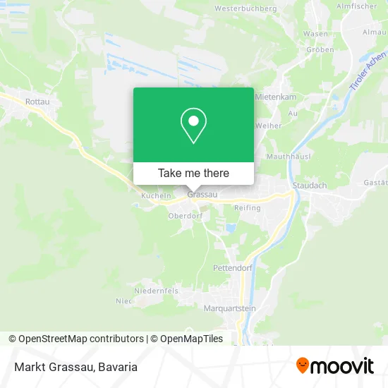 Карта Markt Grassau