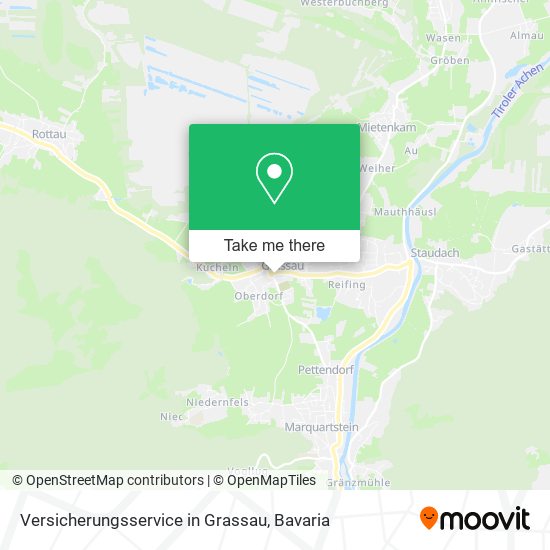 Versicherungsservice in Grassau map