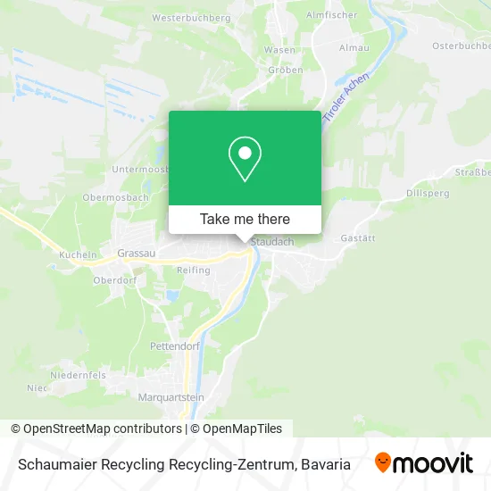 Карта Schaumaier Recycling Recycling-Zentrum