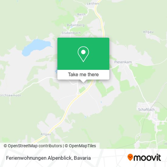 Ferienwohnungen Alpenblick map