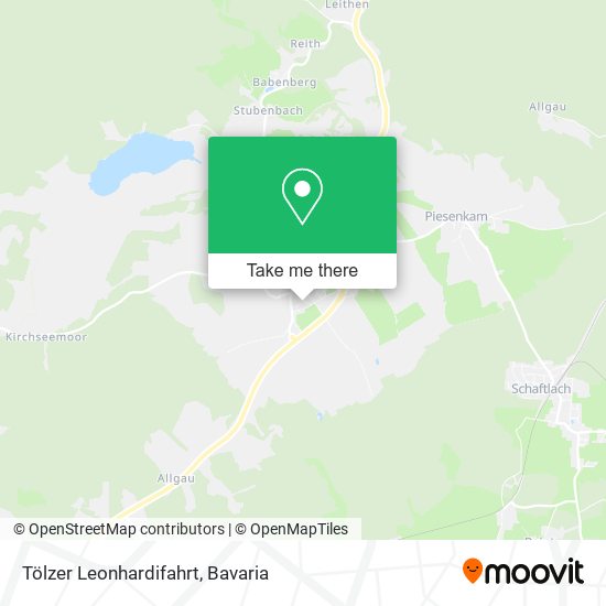 Tölzer Leonhardifahrt map