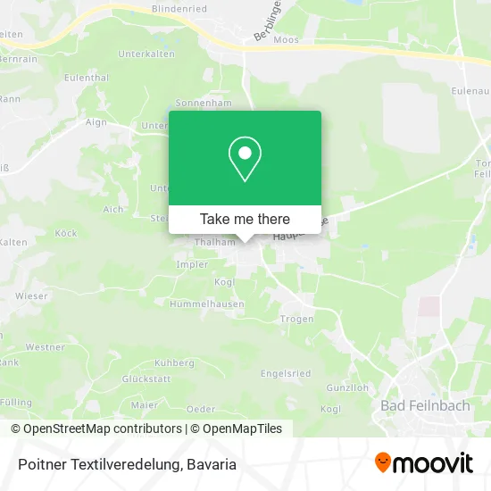 Карта Poitner Textilveredelung