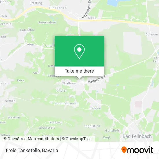 Карта Freie Tankstelle