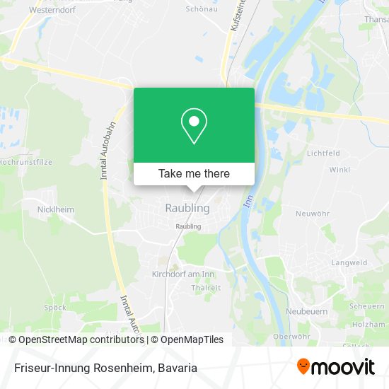 Friseur-Innung Rosenheim map