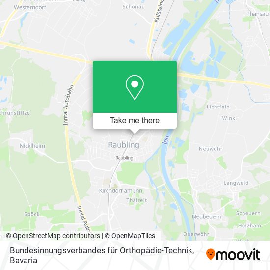 Bundesinnungsverbandes für Orthopädie-Technik map