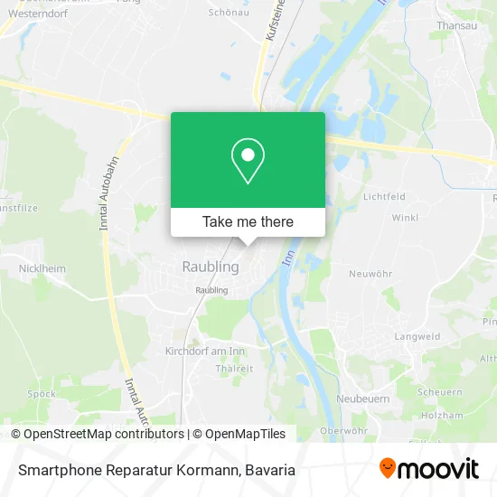 Карта Smartphone Reparatur Kormann