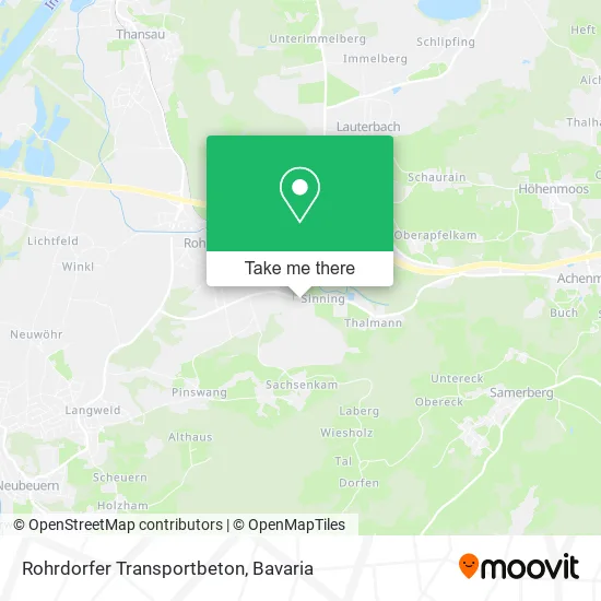 Карта Rohrdorfer Transportbeton