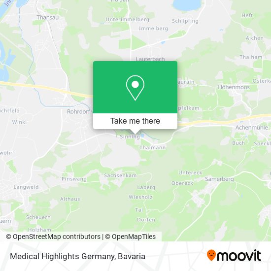 Medical Highlights Germany map