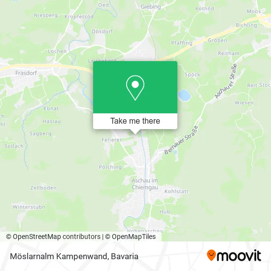 Карта Möslarnalm Kampenwand