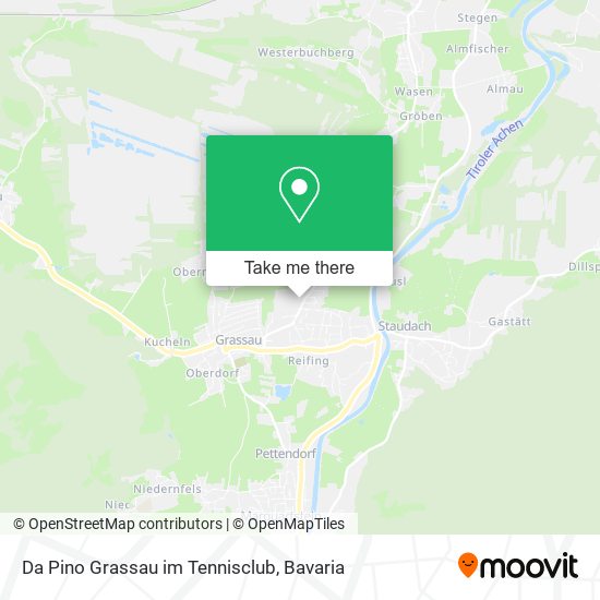 Da Pino Grassau im Tennisclub map