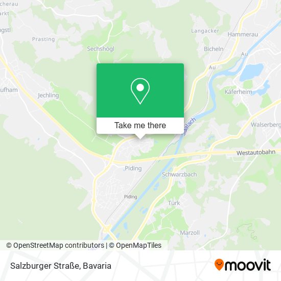 Salzburger Straße map