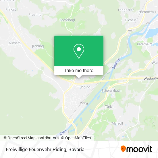 Карта Freiwillige Feuerwehr Piding