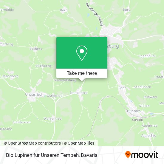 Bio Lupinen für Unseren Tempeh map