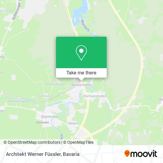 Architekt Werner Füssler map